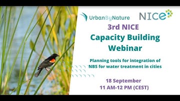 UbN NICE Webinar #3:"Urban water infrastructure planning" J. Friesen , M. Chiara Lippera
