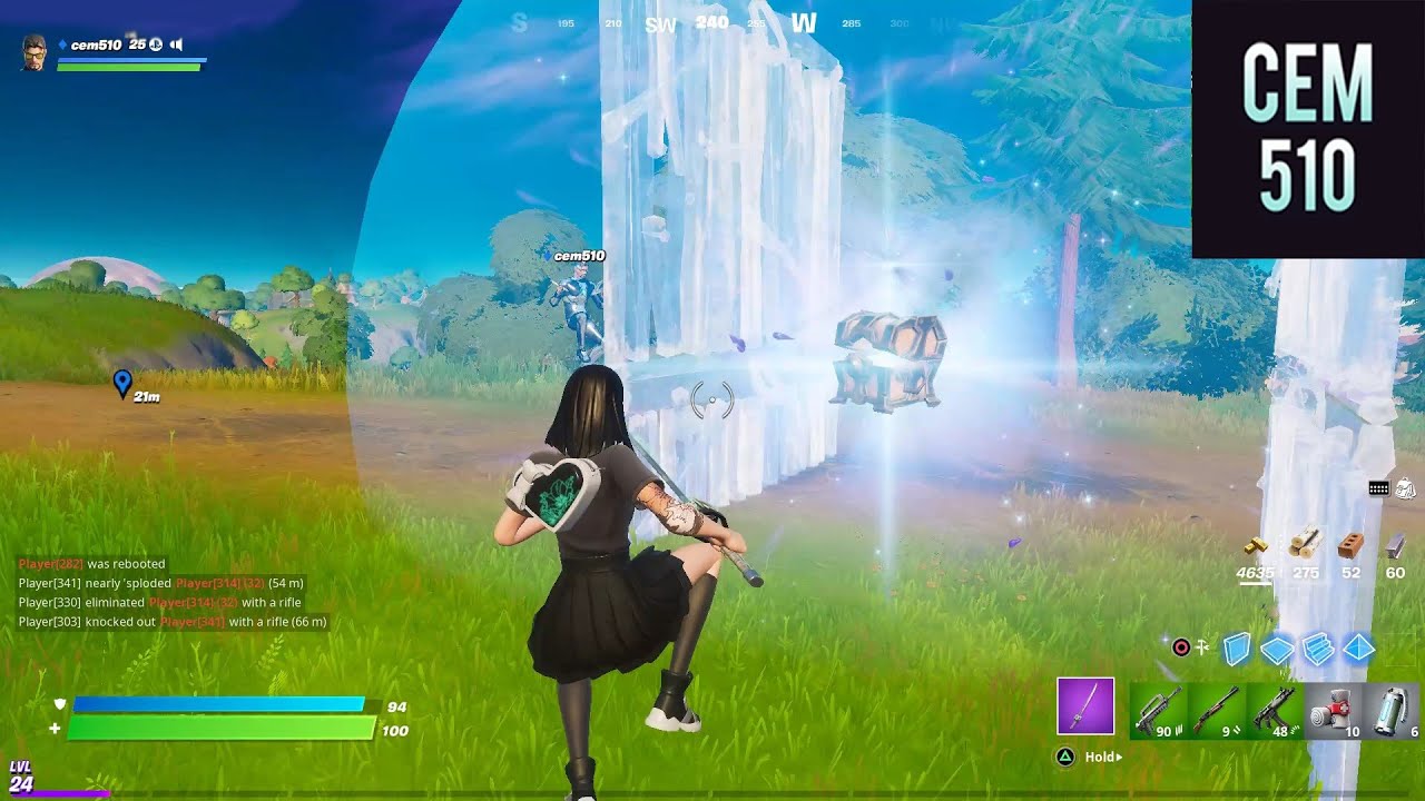 Activated a Cosmic Chest Fortnite Season 8 YouTube