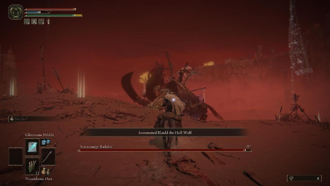 Elden Ring - Starscourge Radahn Boss Fight (Wailing Dunes) - YouTube
