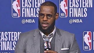 LeBron James Reacts To Scoring Only 15 Points vs Celtics & Losing Game 1 In Boston