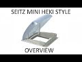 Seitz Mini Heki Style Roof Light & Vent for campervans caravans & motorhomes