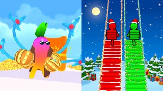 🔥 Join Blob Clash 3D Vs Bridge Race | Hard Level Walkthrough | Full Gameplay 🔥🎮 screenshot 4