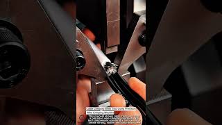 Cable Crimping Work Tool Using Precision Wire Crimping Machine #worktool