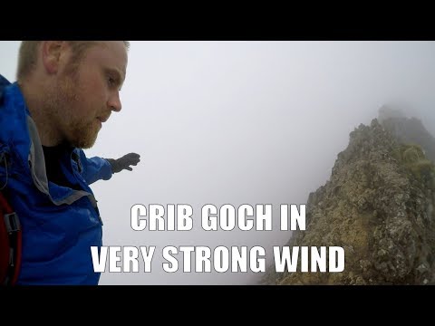 Crib Goch In Very Strong Wind: The Perfect Family Day Out