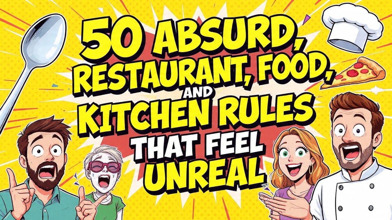 50 Absurd Restaurant, Food, and Kitchen Rules That Feel Unreal - YouTube