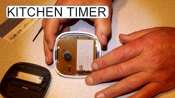 DISASSEMBLE - ASSEMBLE KITCHEN TIMER