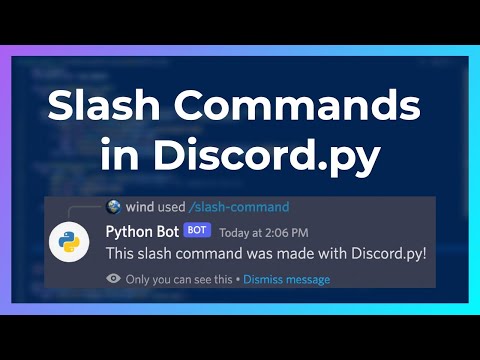 (Updated!) How to Make Slash Commands in Discord.py