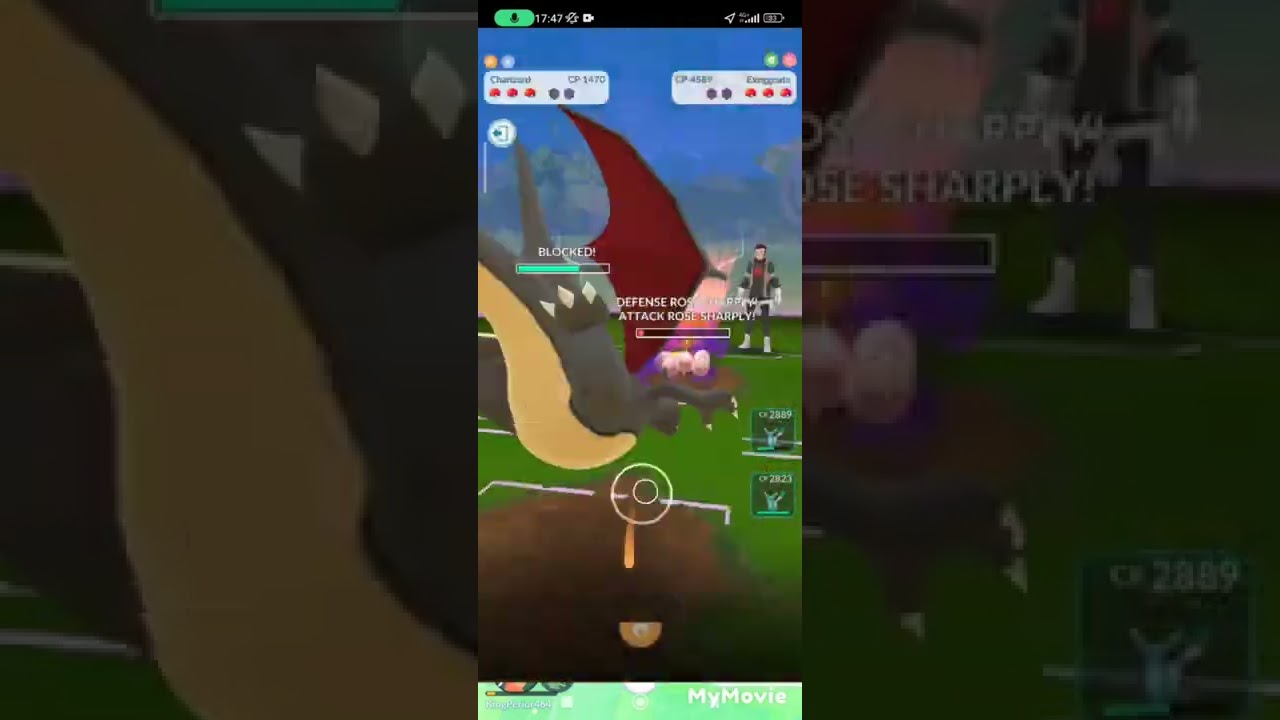 One Great League Shiny Charizard vs Arlo in Pokemon go
