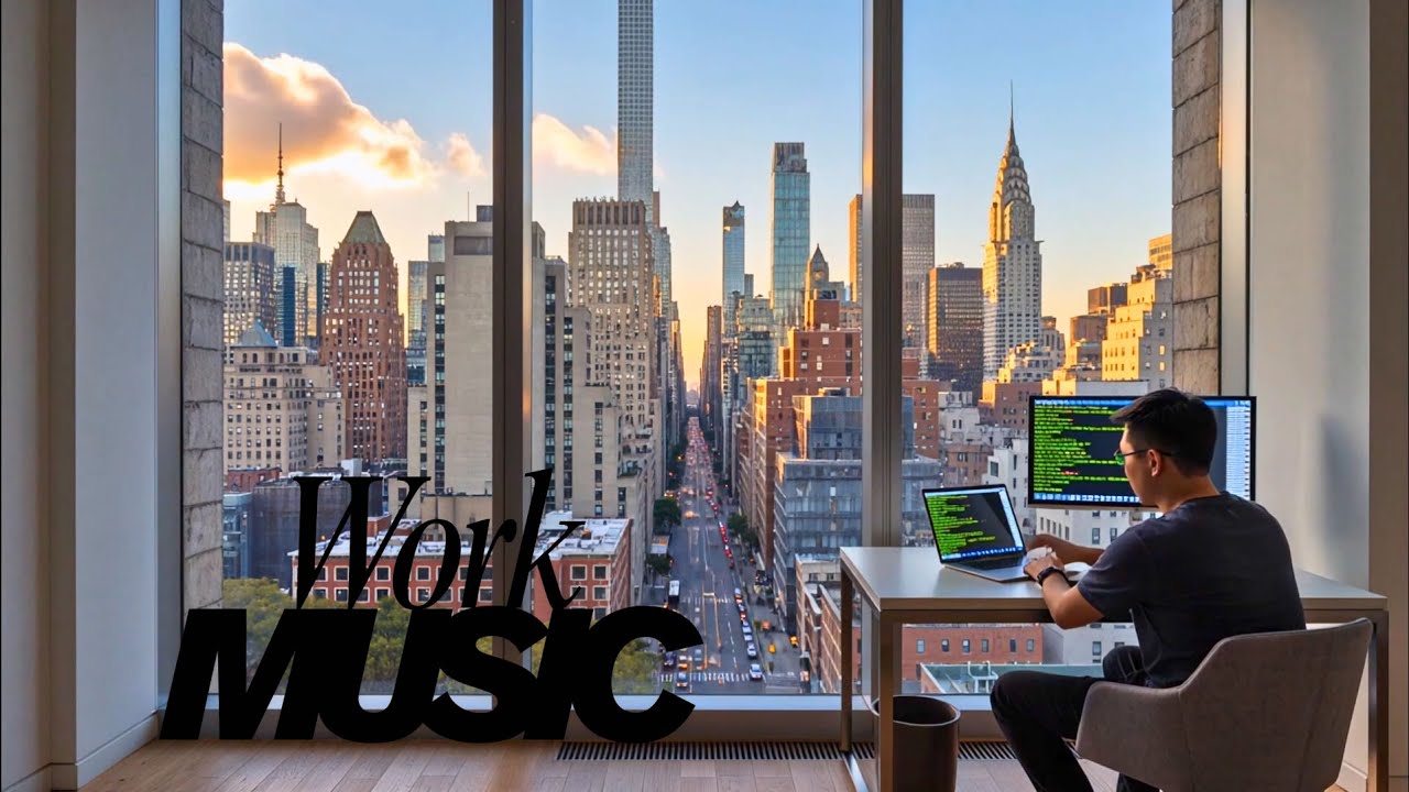 Upbeat Chill Music for Deep Focus | Perfect for Working or Coding at Work