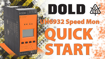 Dold Speed Monitoring Safety Relay Quick Start from AutomationDirect