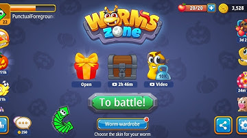 worm snake Game | Finish all Giant Snakes 🤯