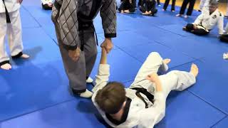 Australian Hapkido seminars Senior Grandmaster Sung Soo Lee double hand catch 