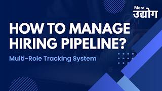How to Manage Candidate Pipeline in Mera Udyog | Recruitment CRM
