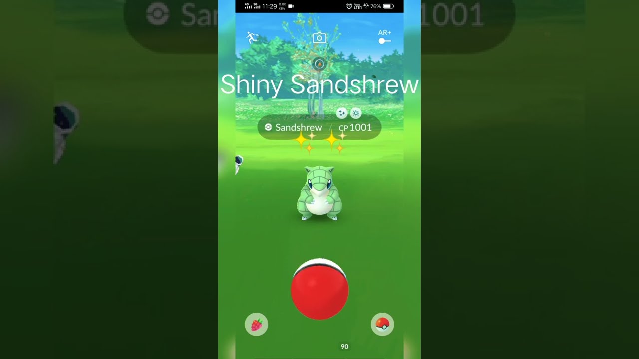 Catching ✨Shiny✨ Sandshrew 