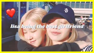 lisa being the best girlfriend [chaelisa]