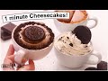 1 Minute CHEESECAKES | Treats for ONE to Satisfy Any Craving!