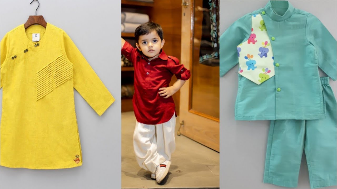 baby boy kurta design 2023 / homemade baby boy dress designs Fashion