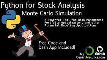 Anayse the Stock Market with Python Monte Carlo Simulations - Free Python Code Included