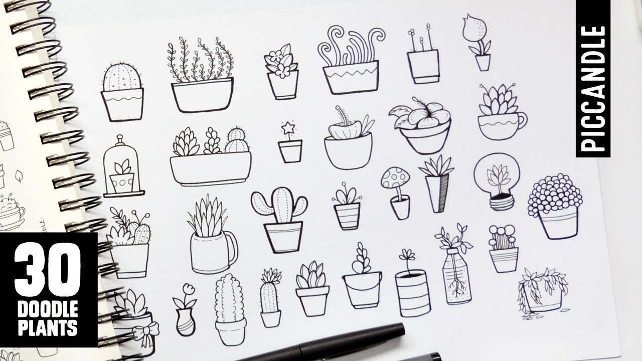 How to Doodle: 6 Plants to Draw! - Tombow USA Blog