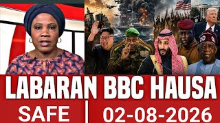 ‎BBC Hausa Labaran Duniya Na Safe Yau 02-08-2026 #bbcnews #bbchausa #HausadailyNews #HausaTrue24