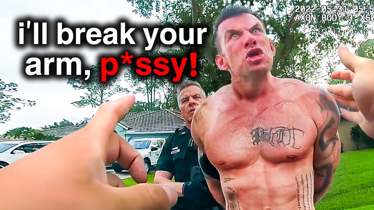 When Steroid Heads Get Humbled By Cops