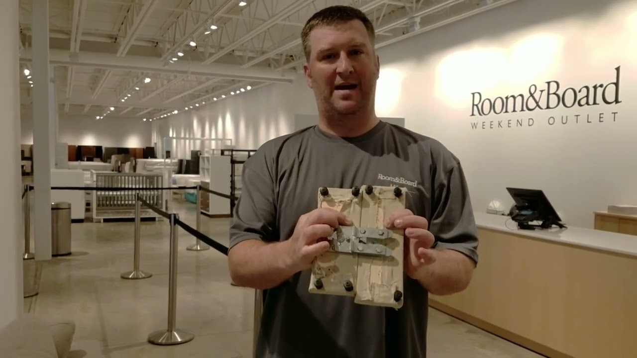 How to safely connect and disconnect your sectional sofa using Room & Board sectional connectors