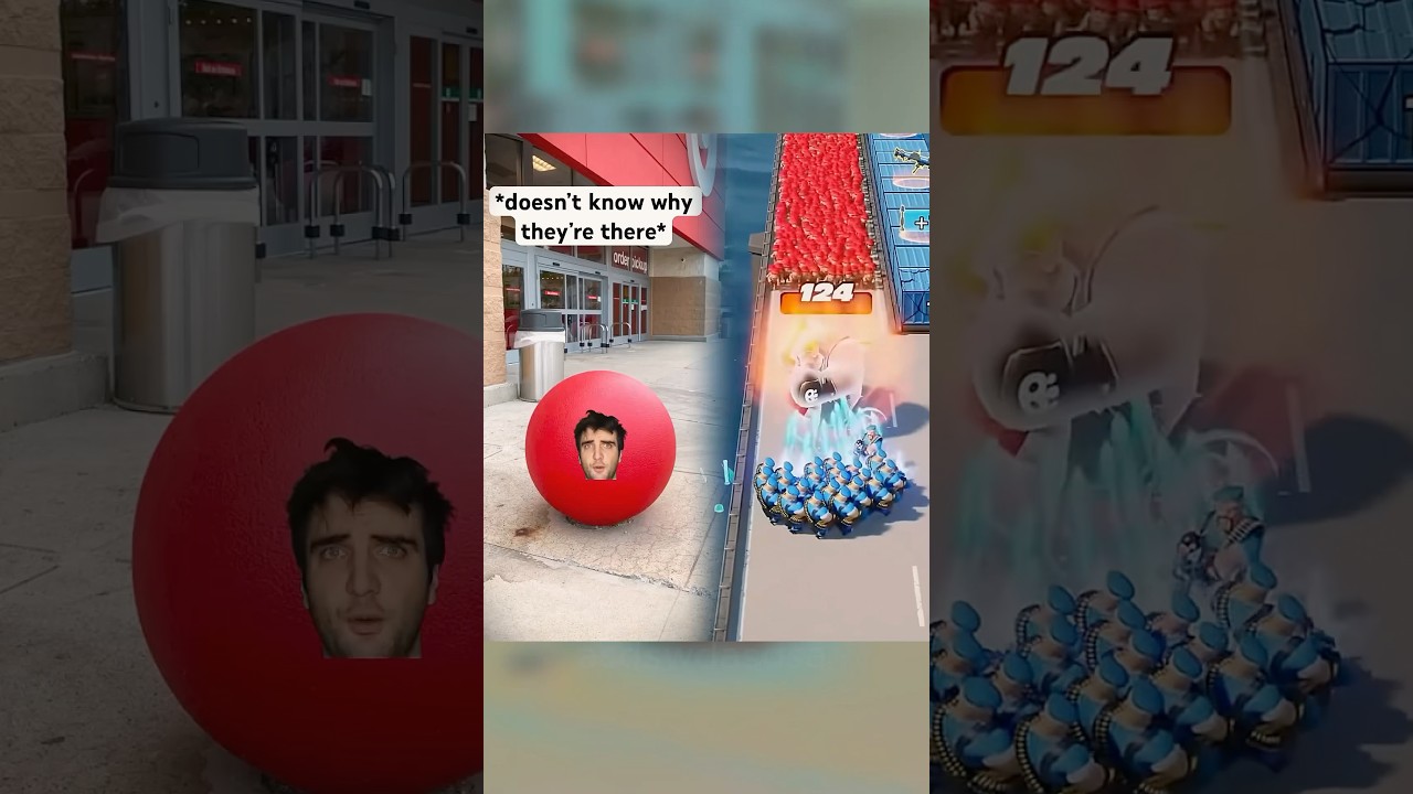 When You Steal The Big Red Ball Outside Target 🤣 