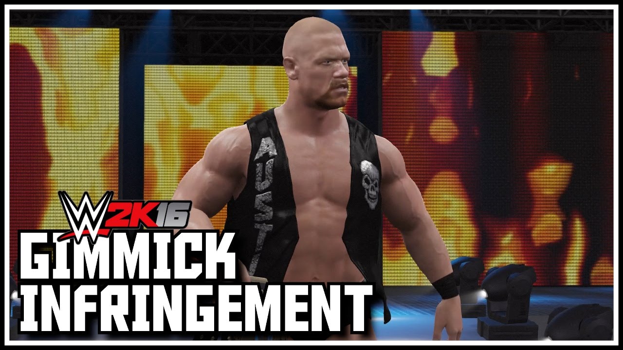 WWE 2K16 Stone Cold John Cena WWE 2K16 Gimmick Infringement YouTube