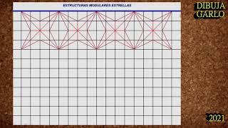 DIBUJA GARLO ESTRUCTURAS MODULARES ESTRELLAS