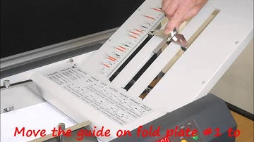 MyFOLD LF500 Paper Folding Machine - Setup Guide
