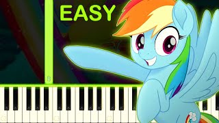 Time To Be Awesome My Little Pony The Movie - Easy Piano Tutorial