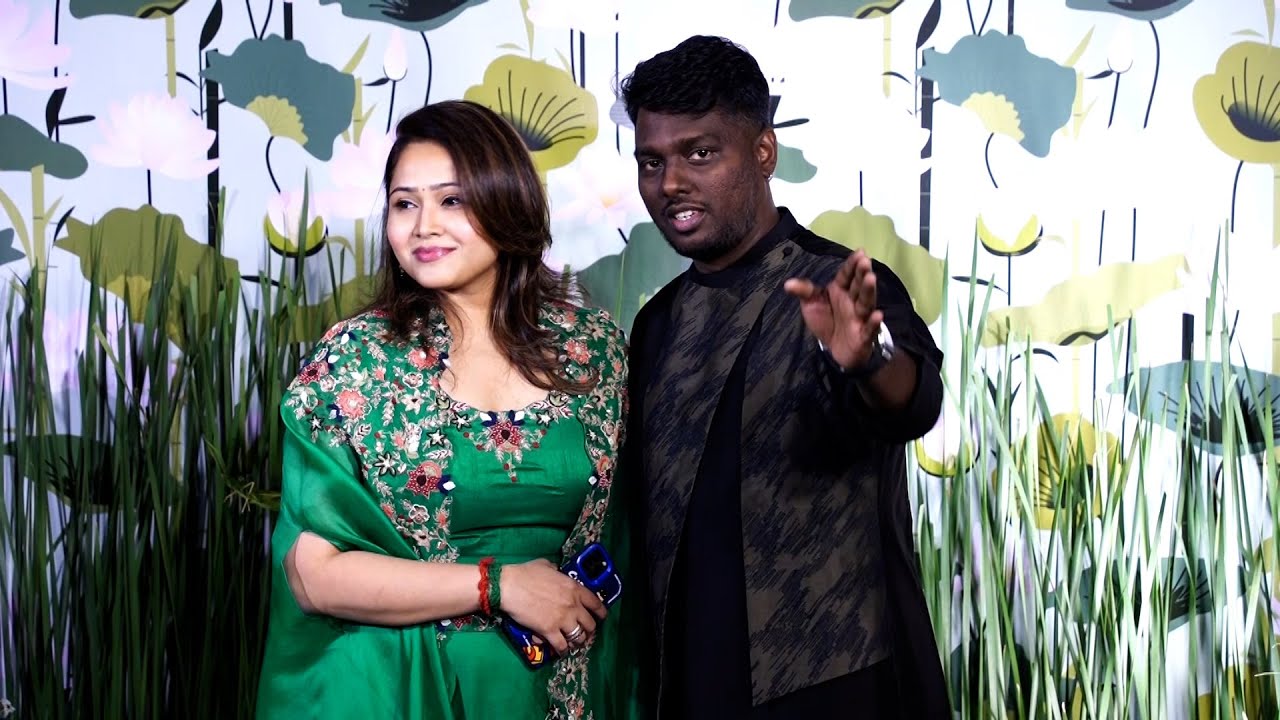 Jawan Director Atlee Kumar With Wife Krishna Priya At Salman Khan Sister House For Diwali Bash