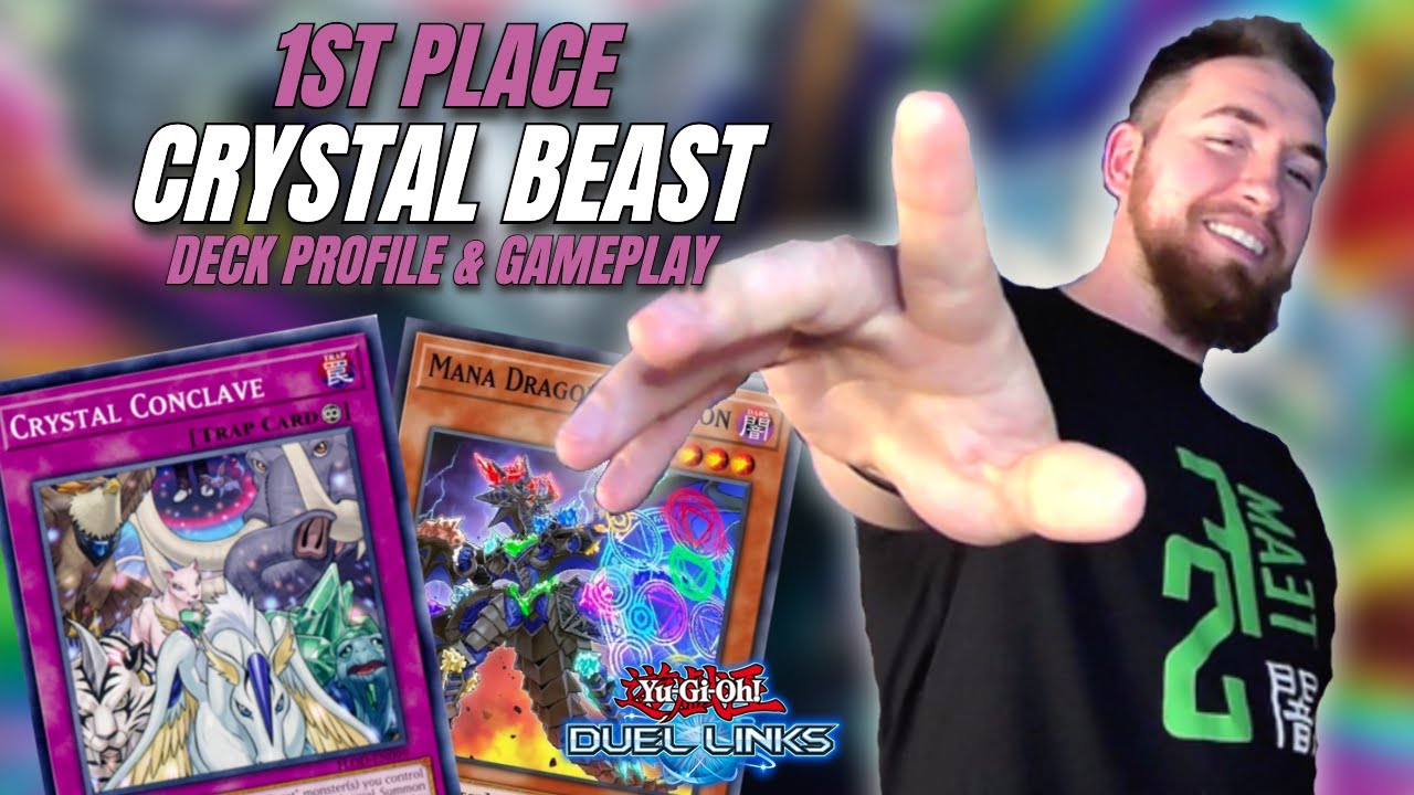 New Skill 1st Place Crystal Beast 30 Card Deck Profile Gameplay Yu Gi Oh Duel Links Youtube
