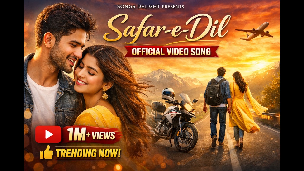 Safar-e-Dil | Official Video Song | Romantic Hindi Love Song 2026 | Heart Touching Music#love #song