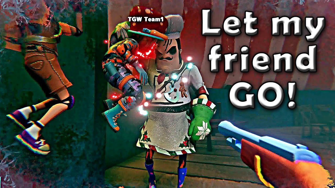 Trolling the Neighbor the ENTIRE game! 😂👀 