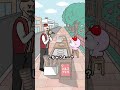 トルコ風アイスが永遠に食べれないてへゴリちゃん#shorts #アニメ #ゴリラ #漫画