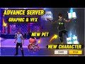 Free Fire Live Advance Server New Pet New Graphic VFX New Charecter - Garena Free Fire Live