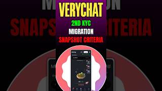 VeryChat 2nd KYC & Migration Big Update 🔥 Snapshot Criteria Revealed 📢 (Full Details Inside)