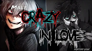【Nightcore】Crazy in love (deeper version) - switching vocals - lyrics