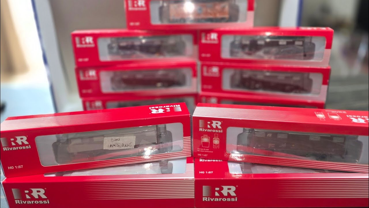 I Carri GS delle Fs con lanterne di coda e non della Rivarossi Hornby ep. III,IV-V storia e modello