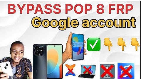 How to Bypass FRP on Tecno Pop 8 (BG6m) — Google Unlock Without Computer