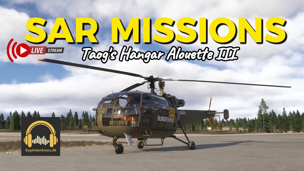 SAR Missions with the Alouette III - SayIntensions.AI SkyOps - MSFS2024