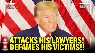 Trump GOES AFTER His OWN Lawyers in DISASTER PRESSER