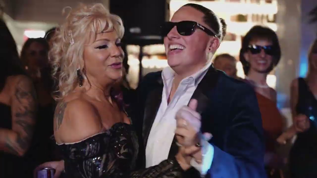 Partying it up in Staten Island for a same sex wedding!