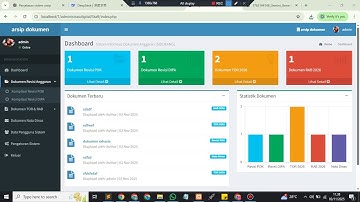 💻 Source Code Sistem Informasi Dokumen Anggaran & Arsip Dokumen Perusahaan | PHP MySQL Full CRUD