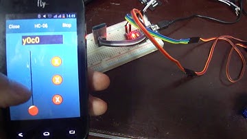 Управление сервоприводом по блютуз на ардуино