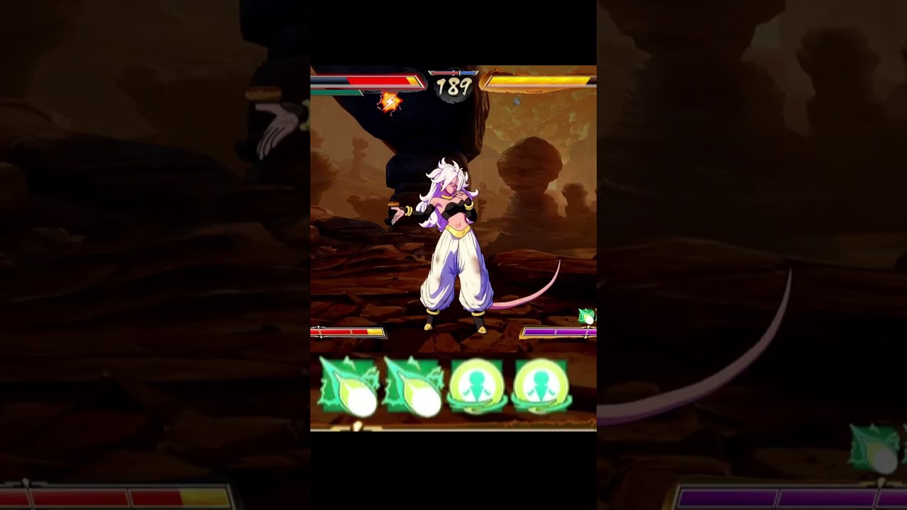 Android 21 Barrier + Explosive Energy Blast DBFZ 