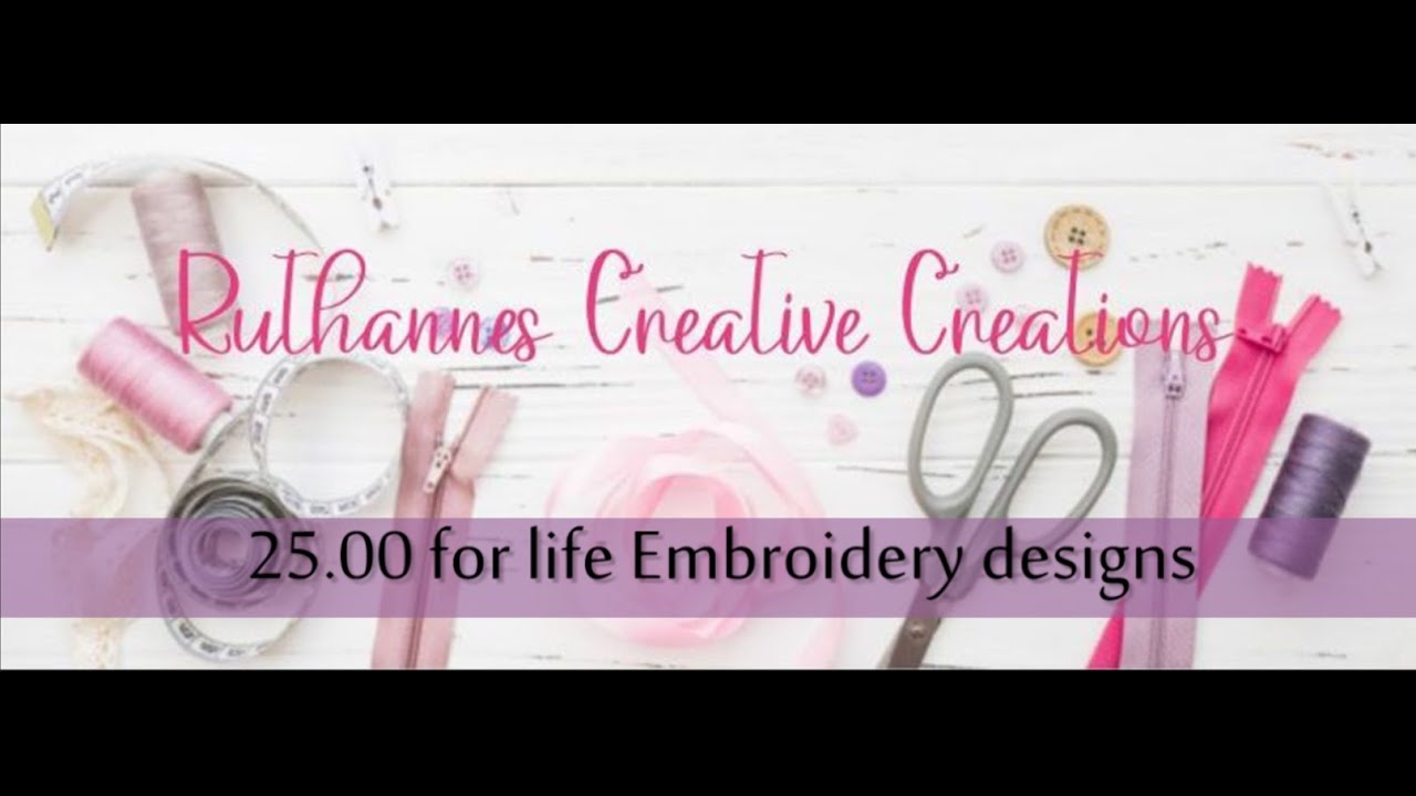 25 for life embroidery designs