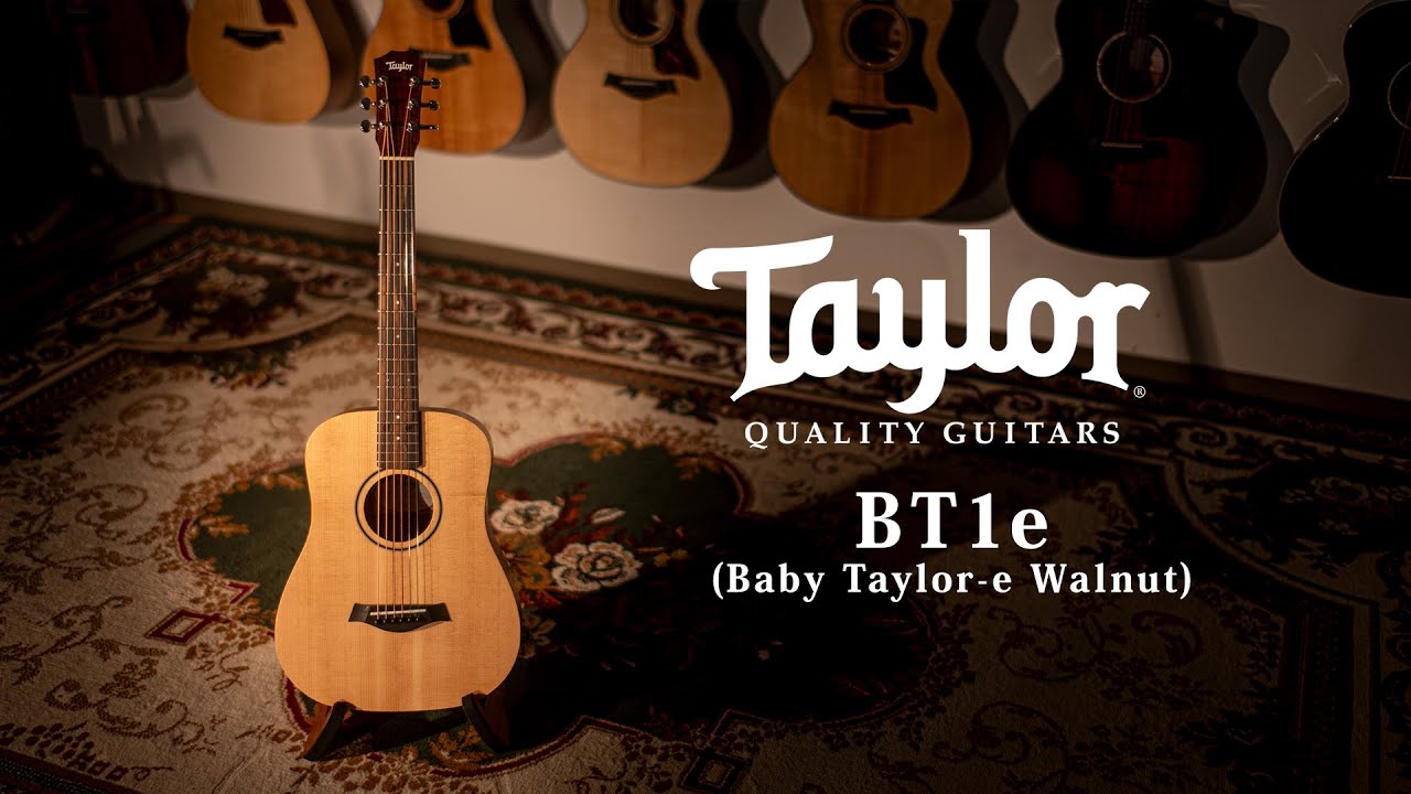 Taylor BT1e (Baby Taylor-e Walnut) / MION introduction - YouTube