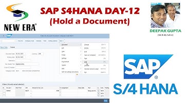 SAP S4HANA Day 12 By Deepak Gupta (Hold a Document)